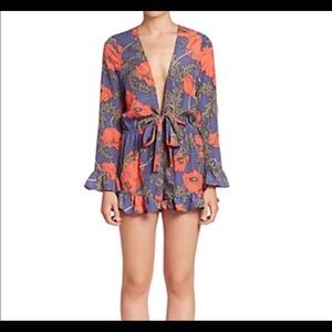 Floral Tularosa jumpsuit